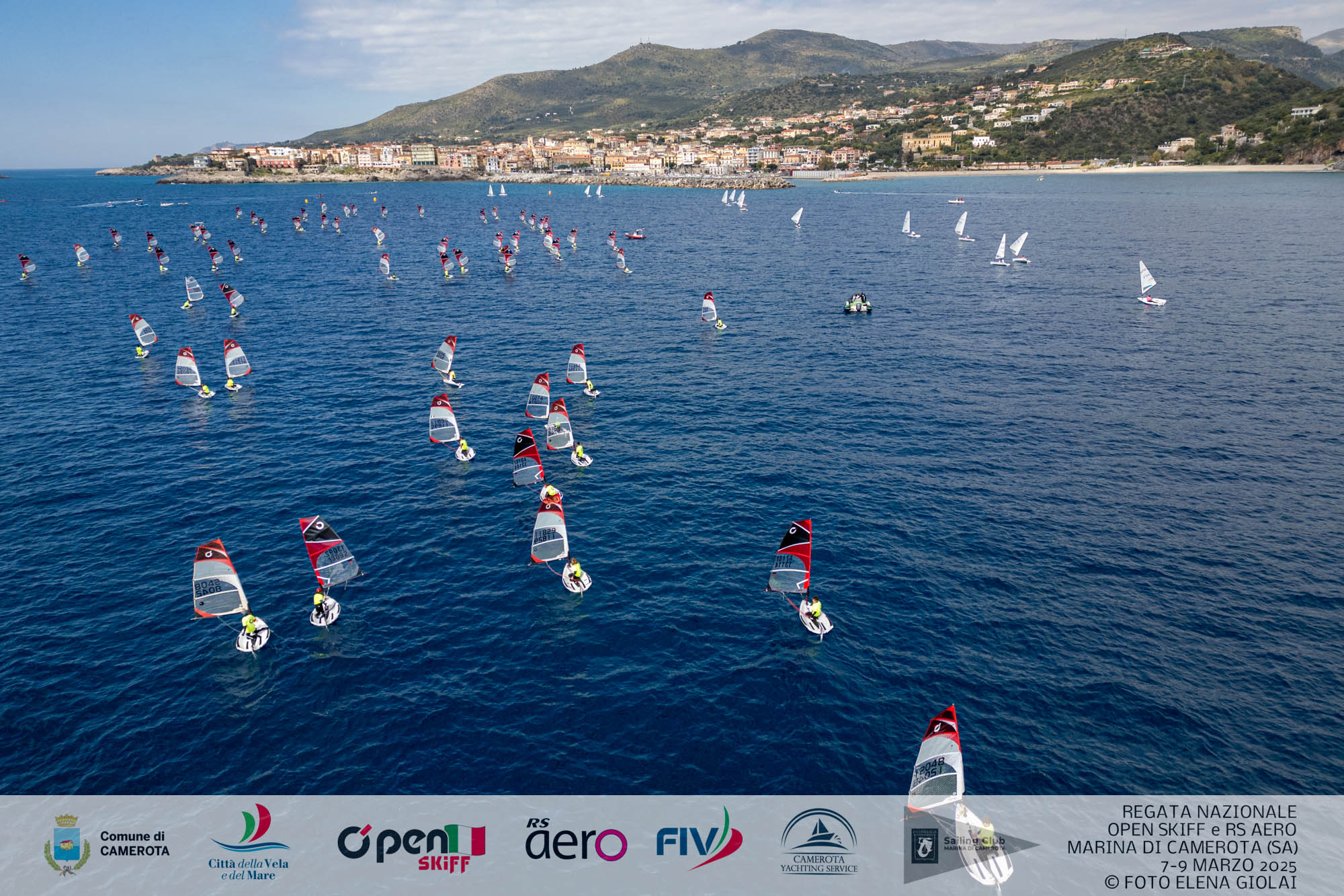 Conclusa con successo la 1ª Regata Nazionale OpenSkiff e RS Aero a Marina di Camerota